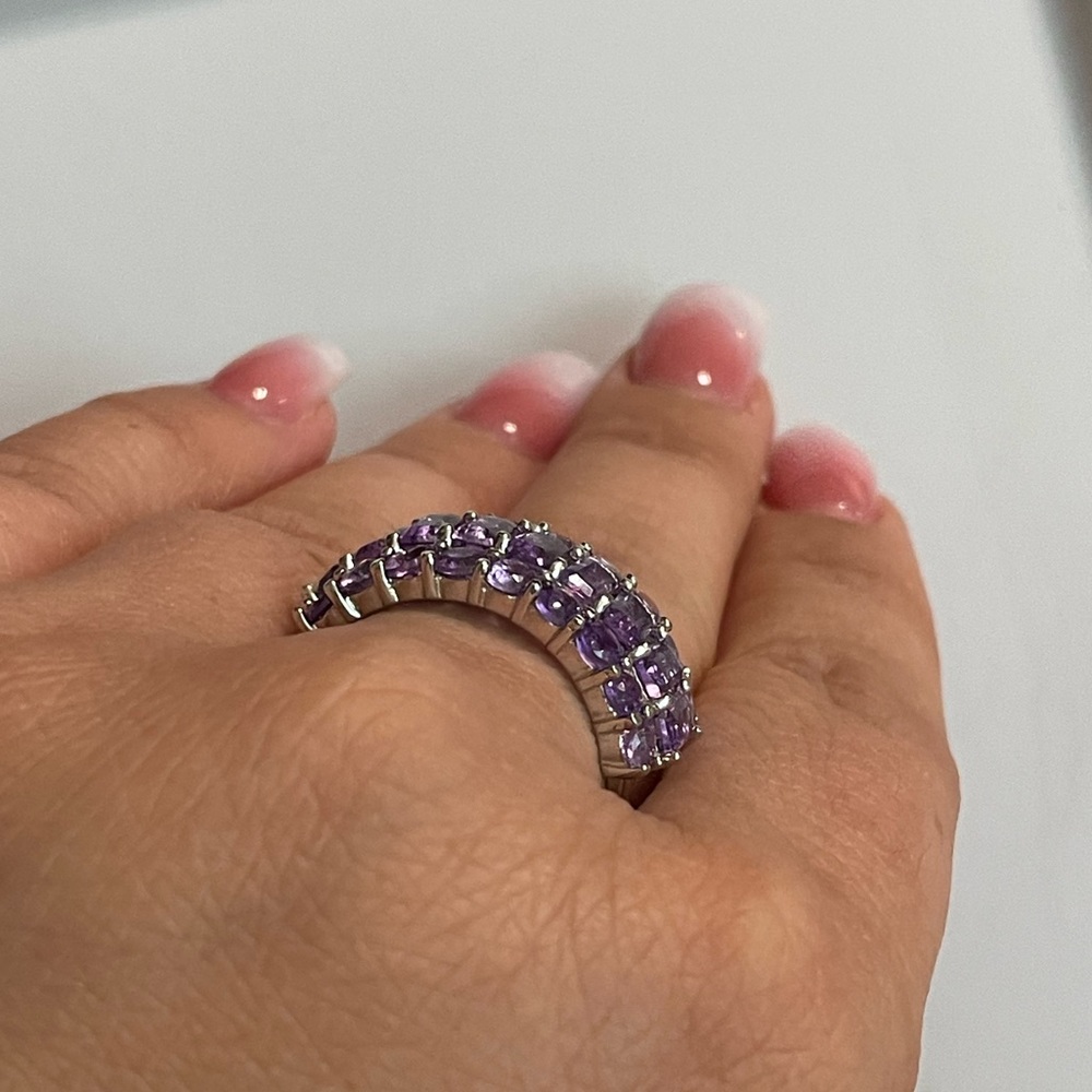 Purple stone ring - Picture 4 of 4